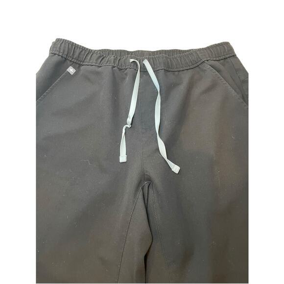 FIGS Tansen Jogger Scrub Pants Men Medium Jogger Black Drawstring Waist‎ - Picture 6 of 17